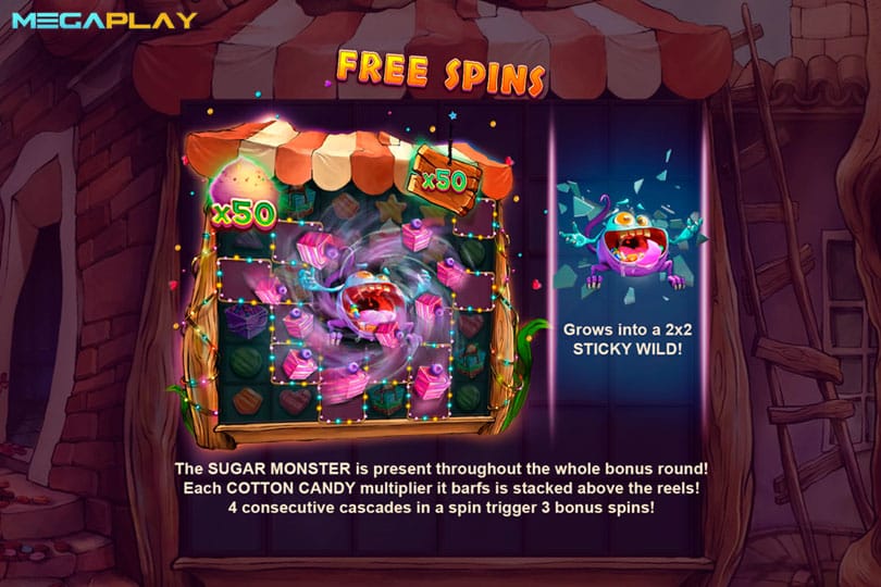 ฟีเจอร์ Free Spins SM