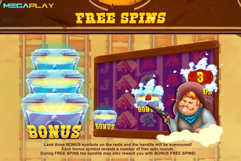 ฟีเจอร์ Free Spins The Greatest Train Robbery