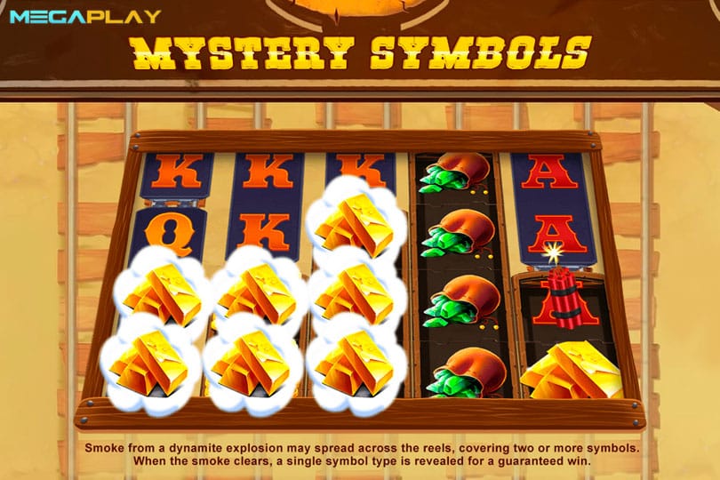 ฟีเจอร์ Mystery Symbols The Greatest Train Robbery