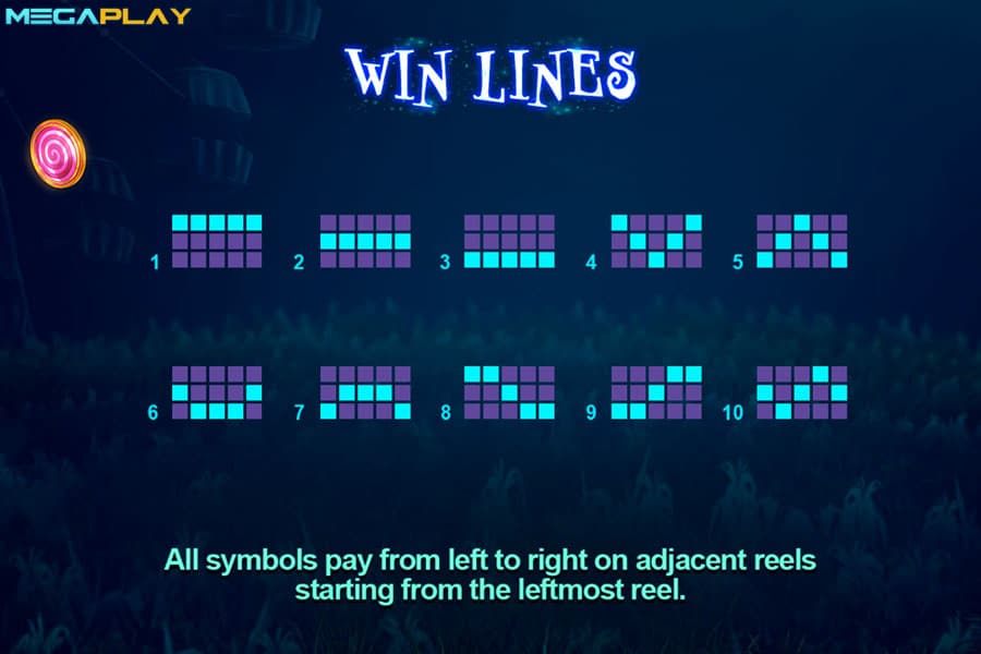 Paylines Spooky Carnival