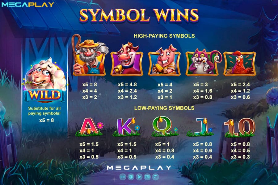 Symbol-Wins Sheep Gone Wild