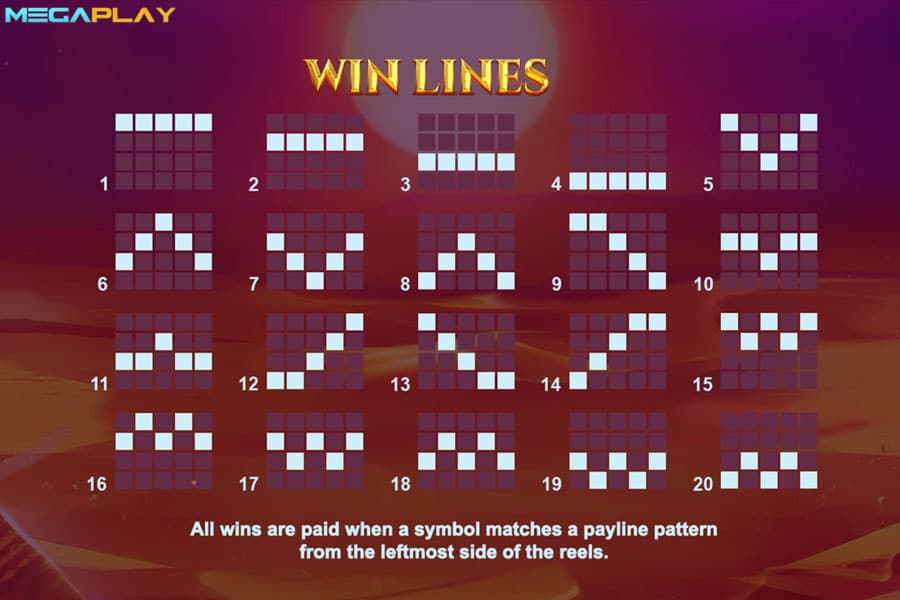 Paylines Riddle Of The Sphinx