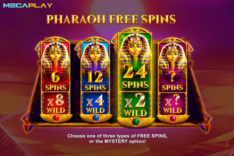 ฟีเจอร์ Pharaoh Free Spins