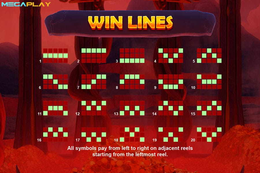 Paylines Play with the Devil