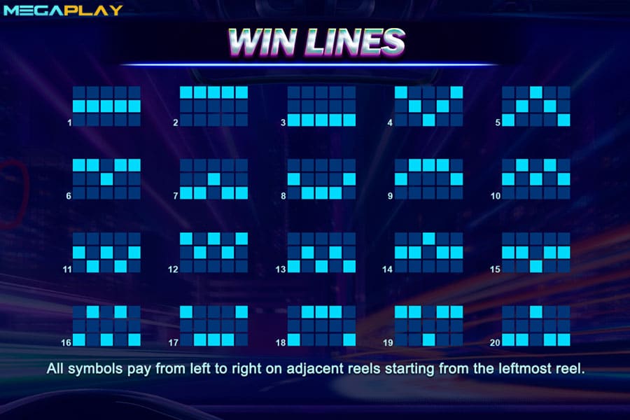 Paylines Redline Rush