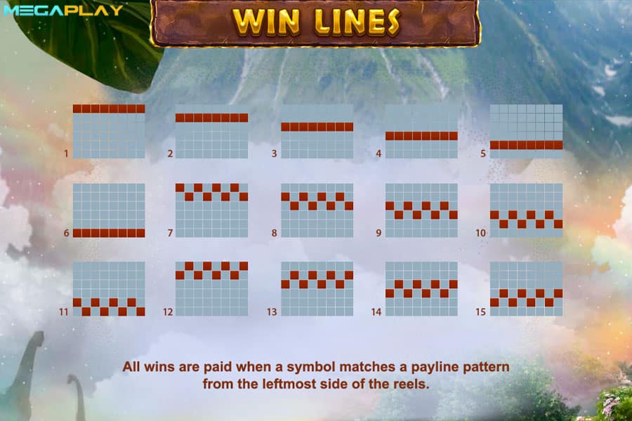 Paylines Reptizillions Power Reels 1