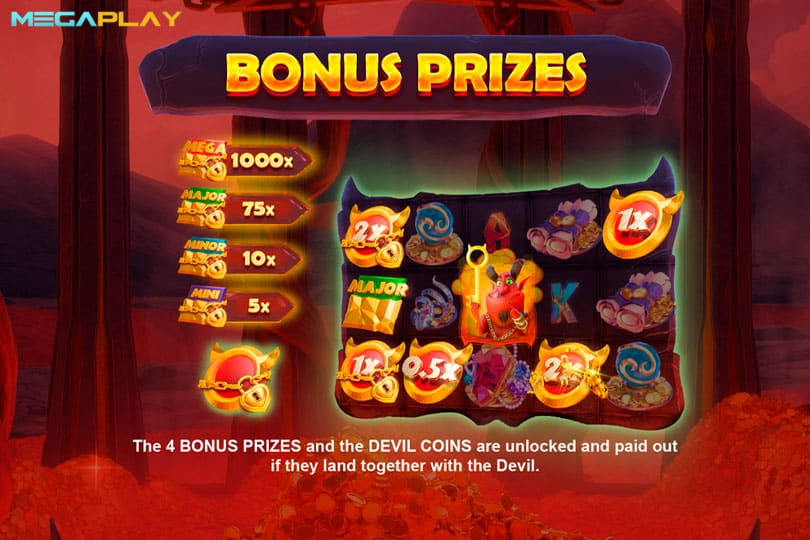ฟีเจอร์ Bonus Prizes PD