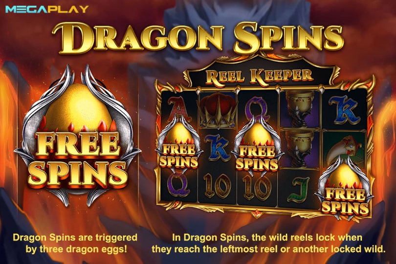 ฟีเจอร์ Dragon Spins